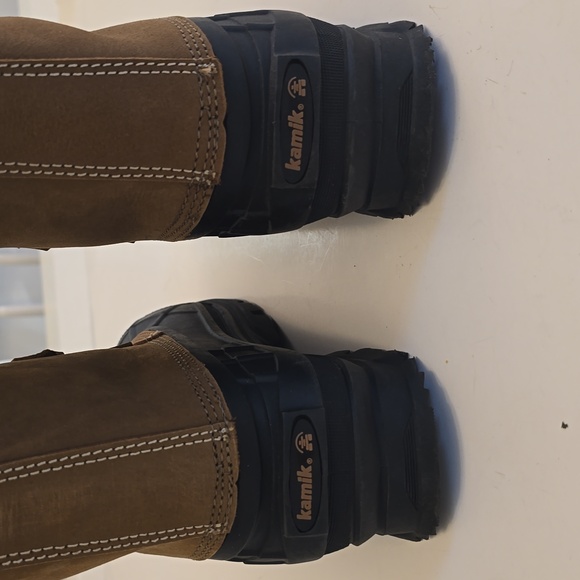Kamik Weatherproof Winter Snow Boots Insulated Lace Up Brown Black Size 7 - Picture 9 of 17